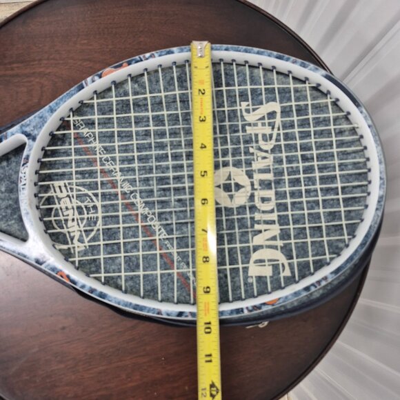 Spalding Graphite The Denim Tennis Racquet w/ Cover 4 3/8 - Picture 15 of 16